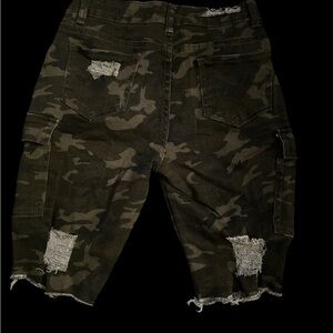 SHEIN Camouflage Cargo Shorts